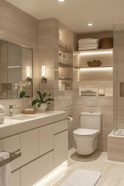 Brand New Homes Ready for Immediate Key Collection, , 3 Bedrooms, 1,066 sqft, Condominium For Sale, by Cherlyn Loh Xue Ting, 500227300 - Bathroom - PropertyGuru.com.sg