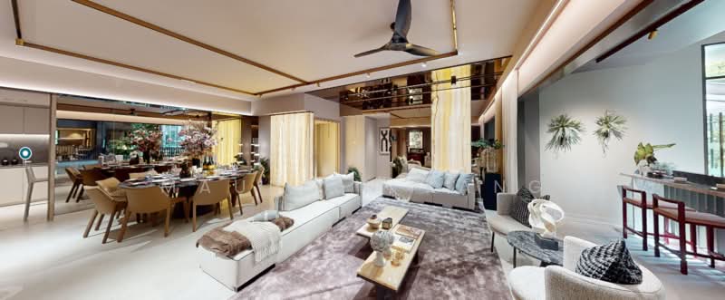 River Modern, River Galley Green, Orchard / River Valley, 2 Bedrooms, 538 sqft, Condominium For Sale, by Maureen Kang, 500227322 - Living Room - PropertyGuru.com.sg