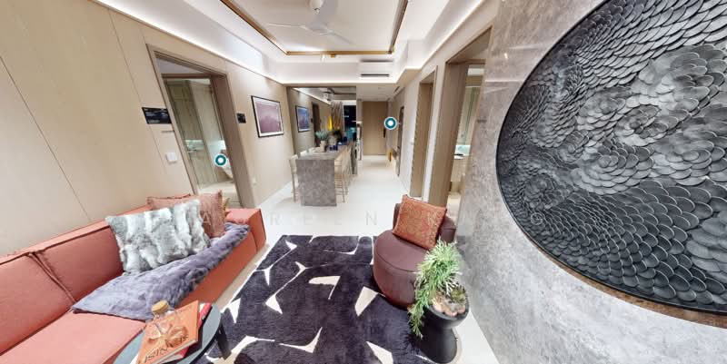 River Modern, River Galley Green, Orchard / River Valley, 2 Bedrooms, 538 sqft, Condominium For Sale, by Maureen Kang, 500227322 - Living Room - PropertyGuru.com.sg