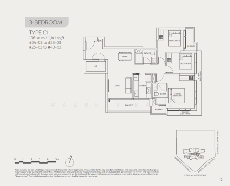 J'den, 2 Jurong East Central 1, 3 Bedrooms, 1,184 sqft, Condominium For Sale, by Maureen Kang, 500227331 - PropertyGuru.com.sg