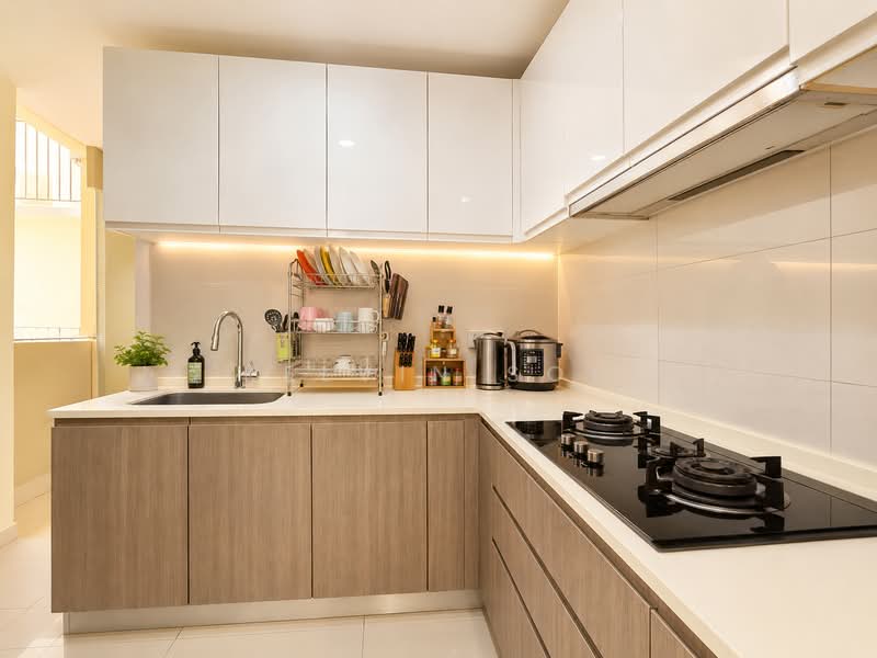 The Amore, 55 Edgedale Plains, 4 Bedrooms, 1,227 sqft, Executive Condominium For Sale, by Kelvin Soh, 500227333 - Kitchen - PropertyGuru.com.sg
