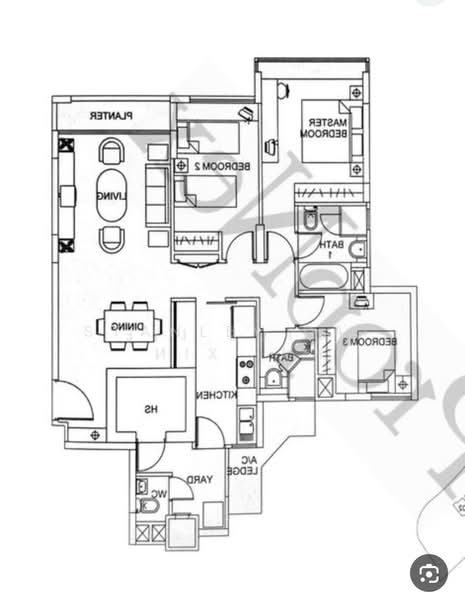Sunglade, 1 Serangoon Avenue 2, 3 Bedrooms, 1,152 sqft, Condominium For Sale, by Stanley Dai, 500227336 - PropertyGuru.com.sg