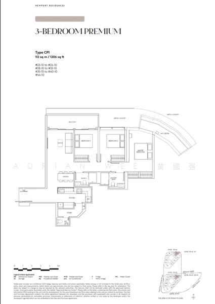 Newport Residences, 80 Anson Road, 3 Bedrooms, 1,206 sqft, Condominium For Sale, by Adrian Wee 黄國强, 500227342 - PropertyGuru.com.sg