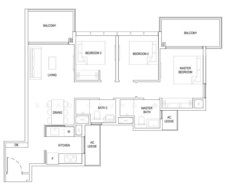 The Florence Residences, 95 Hougang Avenue 2, 3 Bedrooms, 1,001 sqft, Condominium For Sale, by Brad Chung 钟定丰, 500227350 - PropertyGuru.com.sg