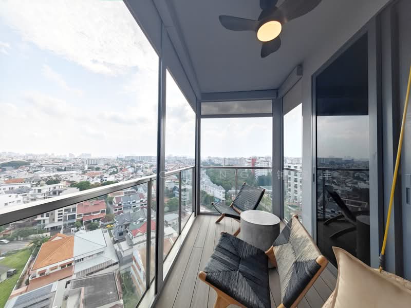The Florence Residences, 95 Hougang Avenue 2, 3 Bedrooms, 1,001 sqft, Condominium For Sale, by Brad Chung 钟定丰, 500227350 - Master Room Balcony - PropertyGuru.com.sg