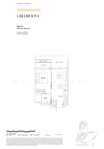 Newport Residences, 80 Anson Road, 1 Bedroom, 431 sqft, Apartment For Sale, by Maureen Kang, 500227383 - PropertyGuru.com.sg