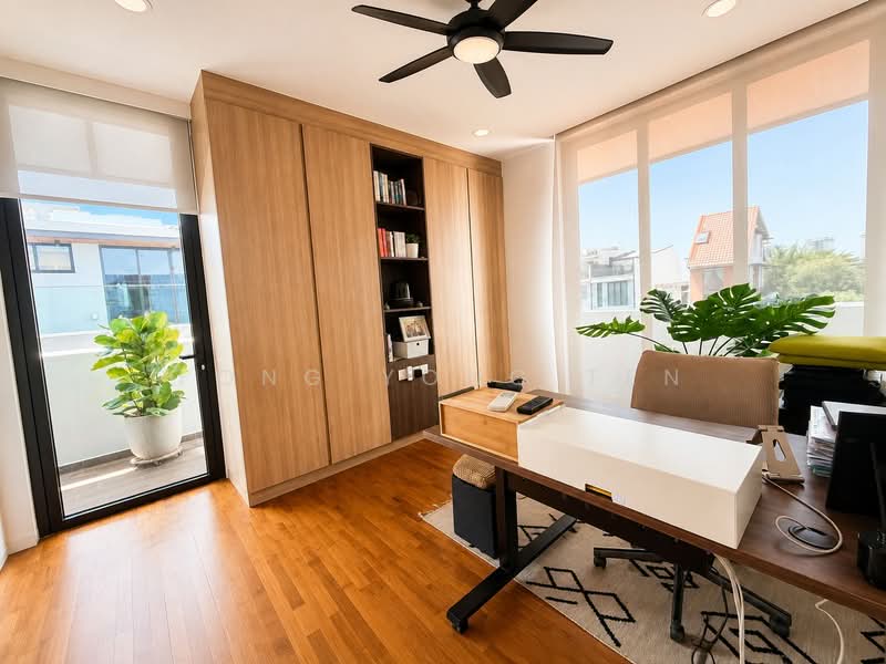 Just Bring Your Luggage | Almost New Semi-D | Excellent Location, Carman /  Fidelio / Tosca, 5 Bedrooms, 7,545 sqft, Semi-Detached House For Sale, by Fong Yong Ten, 500227458 - Study - PropertyGuru.com.sg