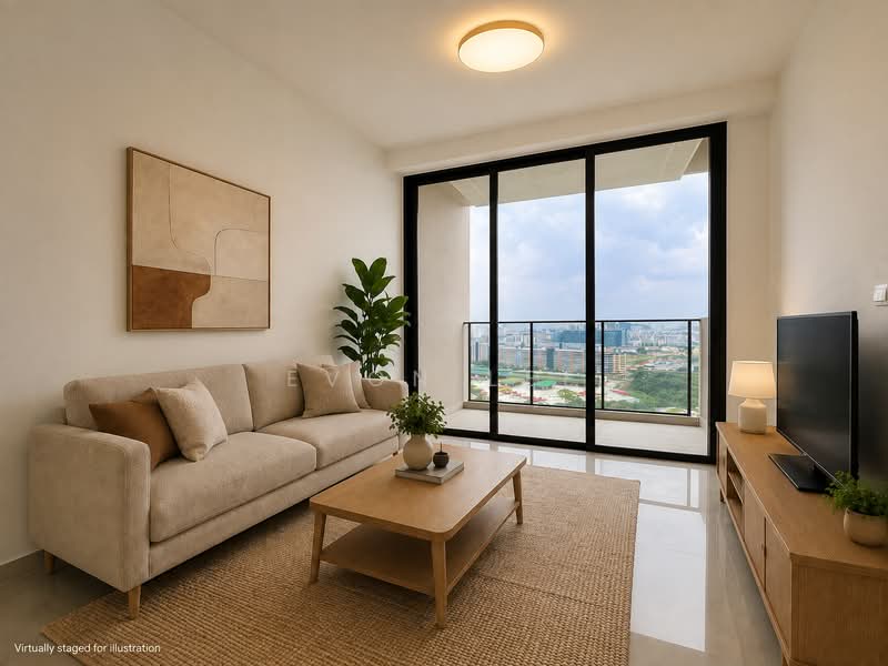 Whistler Grand, 107 West Coast Vale, 1 Bedroom, 506 sqft, Condominium For Sale, by Evon Lee, 500227459 - Living Room - PropertyGuru.com.sg