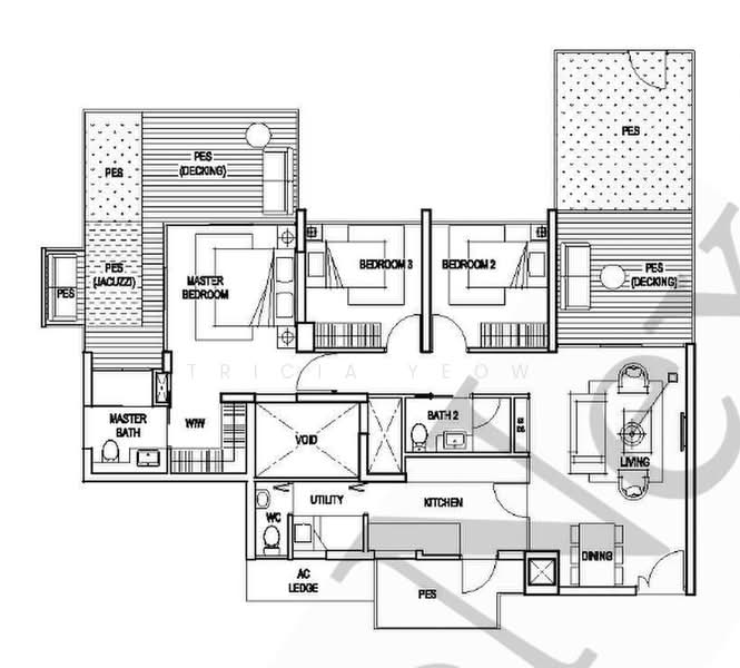 Foresque Residences, 101 Petir Road, Dairy Farm / Bukit Panjang / Choa Chu Kang, 3 Bedrooms, 1,528 sqft, Condominium For Sale, by Tricia Yeow, 500227560 - PropertyGuru.com.sg