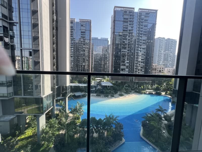 Parc Clematis, 8D Jalan Lempeng, 4 Bedrooms, 1,238 sqft, Condominium For Sale, by Zen Lim Su Cheng, 500227565 - View from balcony - PropertyGuru.com.sg