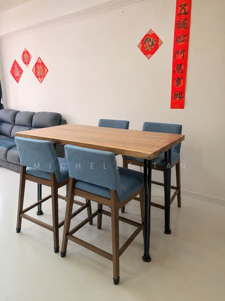 Freehold 3 bed 3 bath, Walk to Kovan MRT, , 3 Bedrooms, 1,097 sqft, Apartment For Sale, by Michelle Tan, 500227571 - Dining Room - PropertyGuru.com.sg