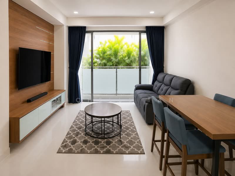 Freehold 3 bed 3 bath, Walk to Kovan MRT, , 3 Bedrooms, 1,097 sqft, Apartment For Sale, by Michelle Tan, 500227571 - Living Room - PropertyGuru.com.sg