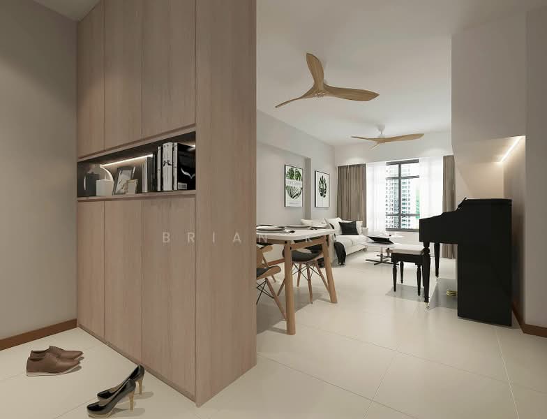 208B Compassvale Lane, 208B Compassvale Lane, 3 Bedrooms, 990 sqft, HDB Flat For Sale, by Brian Koh, 500227572 - Living Room - PropertyGuru.com.sg