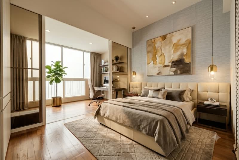 Luxus Hills, Seletar Green Walk, 5 Bedrooms, 3,600 sqft, Terraced House For Sale, by Junese See, 500227579 - Bedroom - PropertyGuru.com.sg