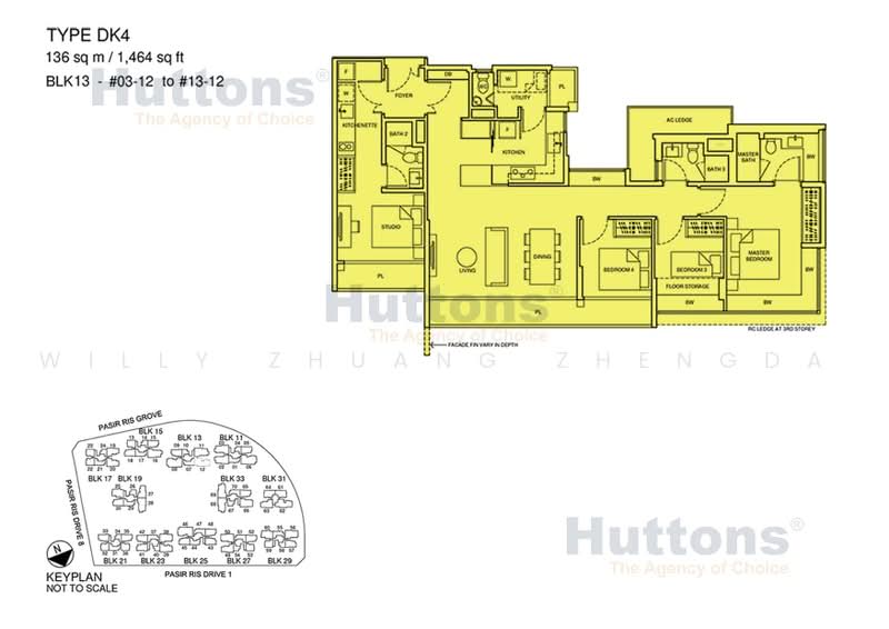 Coco Palms, 21 Pasir Ris Grove, Studio, 300 sqft, Condominium For Rent, by Willy Zhuang Zhengda, 500227600 - PropertyGuru.com.sg