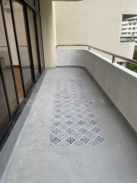 Allsworth Park, 361 Holland Road, Tanglin / Holland / Bukit Timah, 3 Bedrooms, 1,959 sqft, Condominium For Rent, by Betty Phan, 500227623 - Balcony with new tiles - PropertyGuru.com.sg