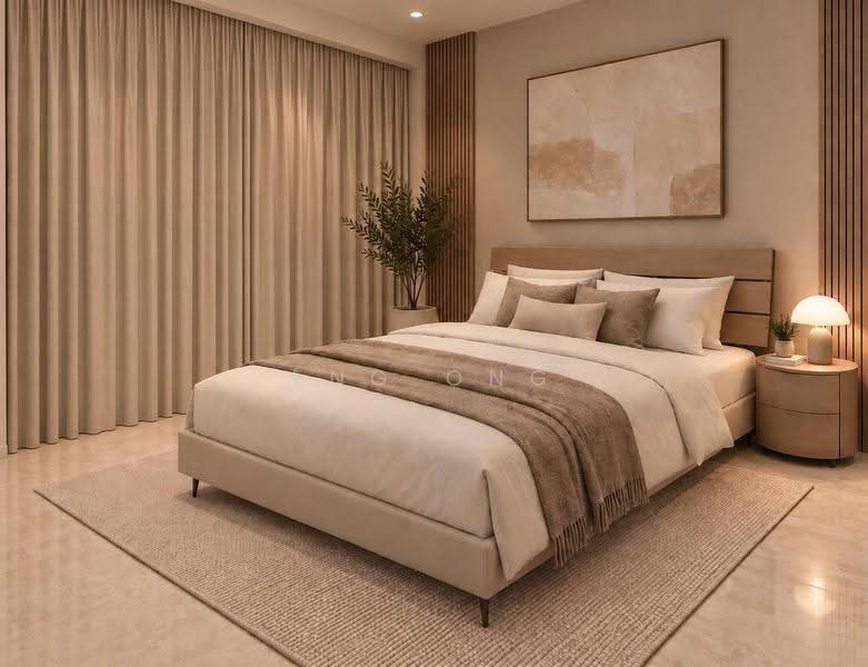 The Lakefront Residences, 48 Lakeside Drive, Boon Lay / Jurong / Tuas, 1 Bedroom, 624 sqft, Condominium For Sale, by Eng Ong, 500227636 - Bedroom (Virtually Staged) - PropertyGuru.com.sg
