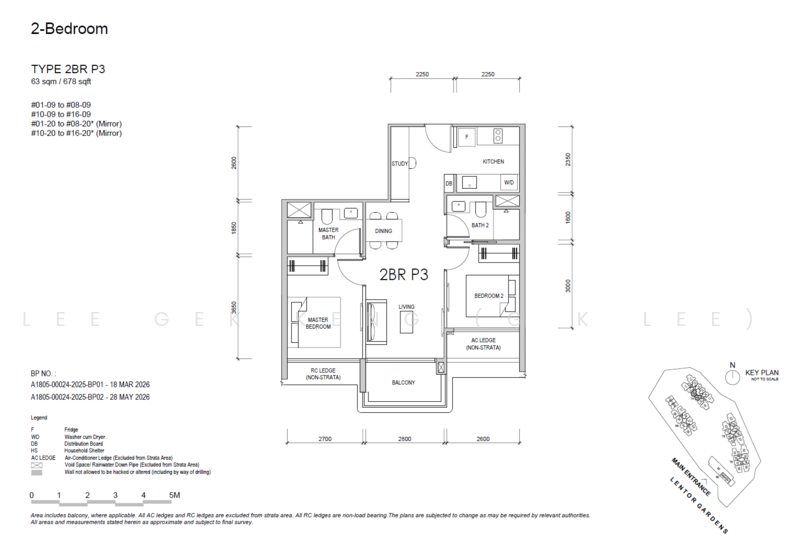 Lentor Gardens Residences, 68 Lentor Gardens, Mandai / Upper Thomson, 2 Bedrooms, 678 sqft, Apartment For Sale, by Lee Gek Keng (G K Lee), 500227672 - PropertyGuru.com.sg
