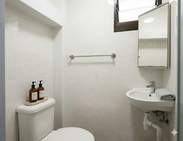 305 Serangoon Avenue 2, 305 Serangoon Avenue 2, 3 Bedrooms, 753 sqft, HDB Flat For Sale, by Goh Boon Kiat, 500227791 - Bathroom - PropertyGuru.com.sg