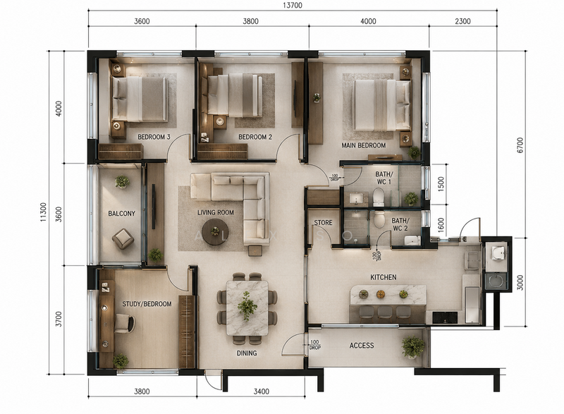163 Bishan Street 13, 163 Bishan Street 13, 4 Bedrooms, 1,302 sqft, HDB Flat For Sale, by Alex So, 500227808 - PropertyGuru.com.sg