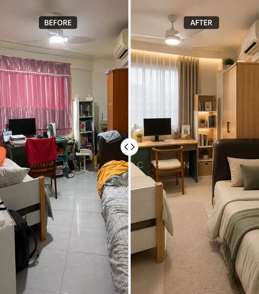 419 Hougang Avenue 8, 419 Hougang Avenue 8, Hougang / Punggol / Sengkang, 3 Bedrooms, 1,163 sqft, HDB Flat For Sale, by Ally Chin, 500227824 - Bedroom - PropertyGuru.com.sg