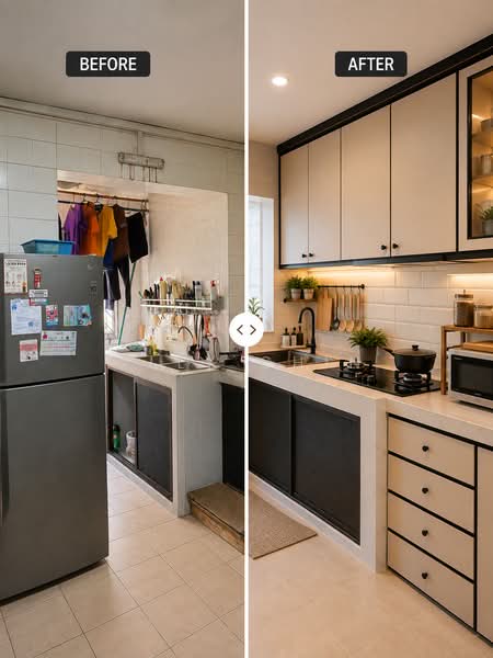 419 Hougang Avenue 8, 419 Hougang Avenue 8, Hougang / Punggol / Sengkang, 3 Bedrooms, 1,163 sqft, HDB Flat For Sale, by Ally Chin, 500227824 - Kitchen - PropertyGuru.com.sg