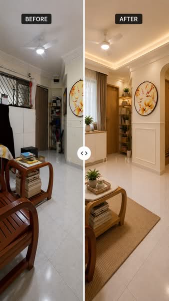 419 Hougang Avenue 8, 419 Hougang Avenue 8, Hougang / Punggol / Sengkang, 3 Bedrooms, 1,163 sqft, HDB Flat For Sale, by Ally Chin, 500227824 - Living Room - PropertyGuru.com.sg