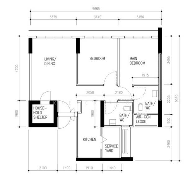 604A Tampines Avenue 9, 604A Tampines Avenue 9, 2 Bedrooms, 732 sqft, HDB Flat For Sale, by Kiefer Teo, 500227909 - PropertyGuru.com.sg