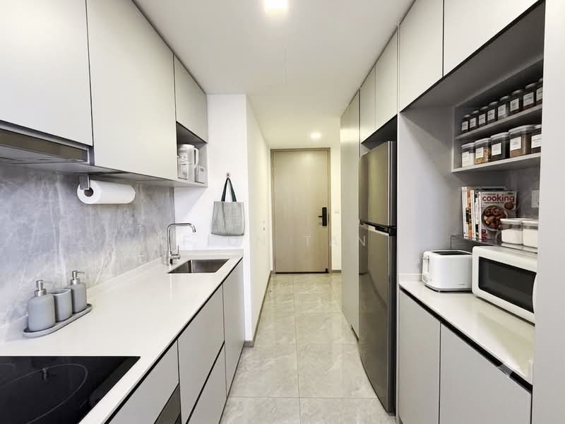 The Garden Residences, 1 Serangoon North View, 1 Bedroom, 452 sqft, Condominium For Sale, by Fion Tan, 500227945 - Kitchen - PropertyGuru.com.sg