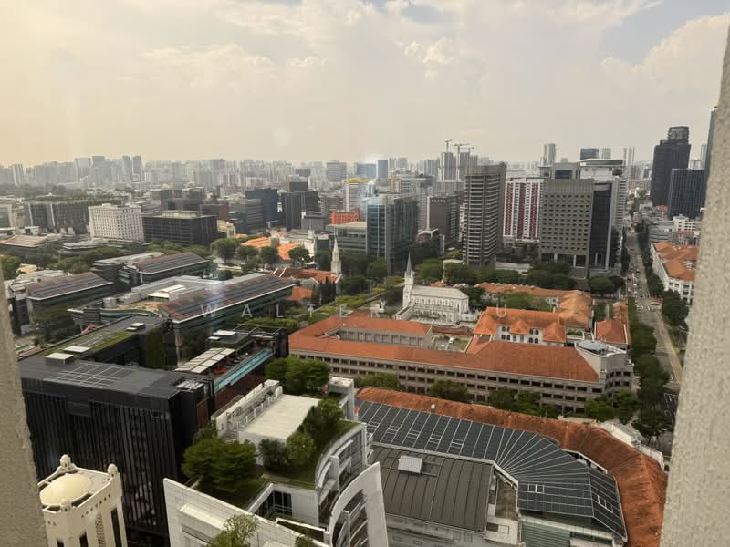 Peninsula Plaza, 111 North Bridge Road, 2,175 sqft, Office For Rent, by Walter Lau, 500227979 - Skyline view towards Bugis area - CommercialGuru.com.sg