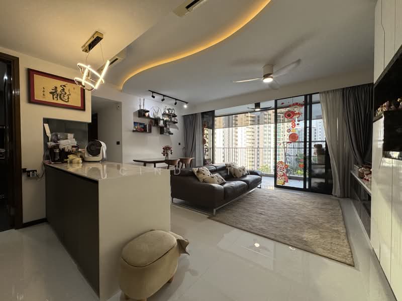 Waterbay, 45A Edgefield Plains, 3 Bedrooms, 1,098 sqft, Executive Condominium For Sale, by Cindy Tan, 500228047 - Living Room - PropertyGuru.com.sg