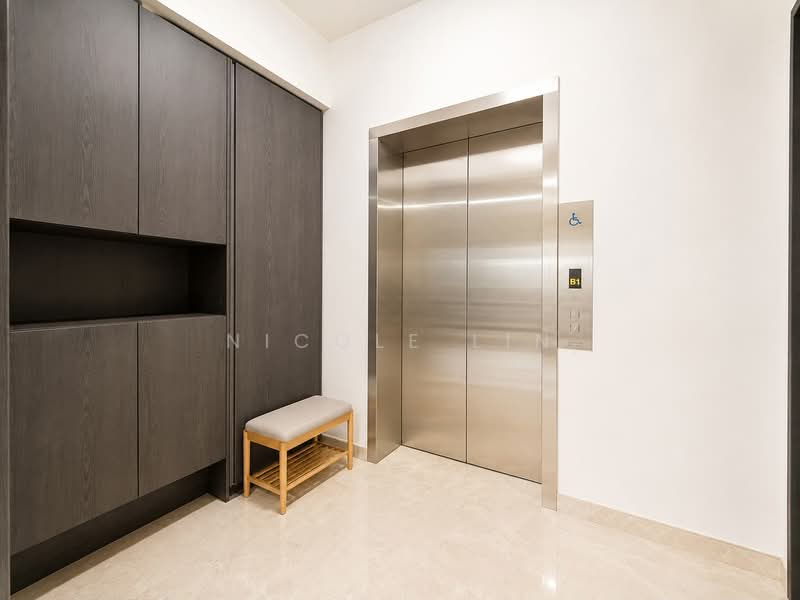 LIV @ MB, 114A Arthur Road, 3 Bedrooms, 1,270 sqft, Condominium For Rent, by Nicole Lin, 500228055 - Private lift lobby - PropertyGuru.com.sg