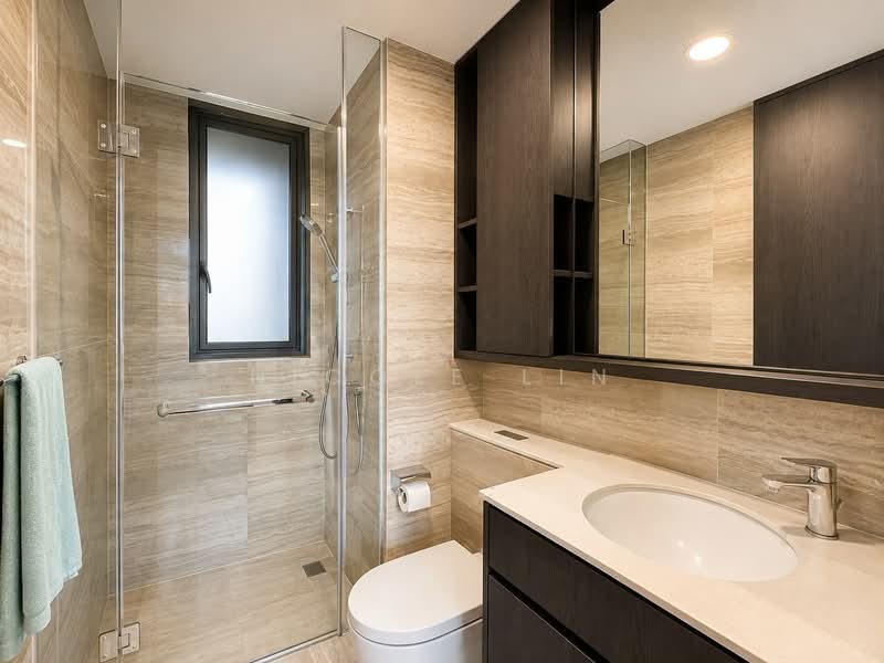 LIV @ MB, 114A Arthur Road, 3 Bedrooms, 1,270 sqft, Condominium For Rent, by Nicole Lin, 500228055 - Common Bathroom - PropertyGuru.com.sg