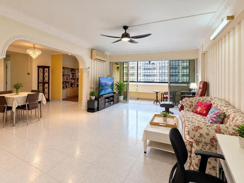 230F Tampines Street 24, 230F Tampines Street 24, Pasir Ris / Tampines, 4 Bedrooms, 1,614 sqft, HDB Flat For Sale, by Ken Tay, 500228066 - Living Room - PropertyGuru.com.sg