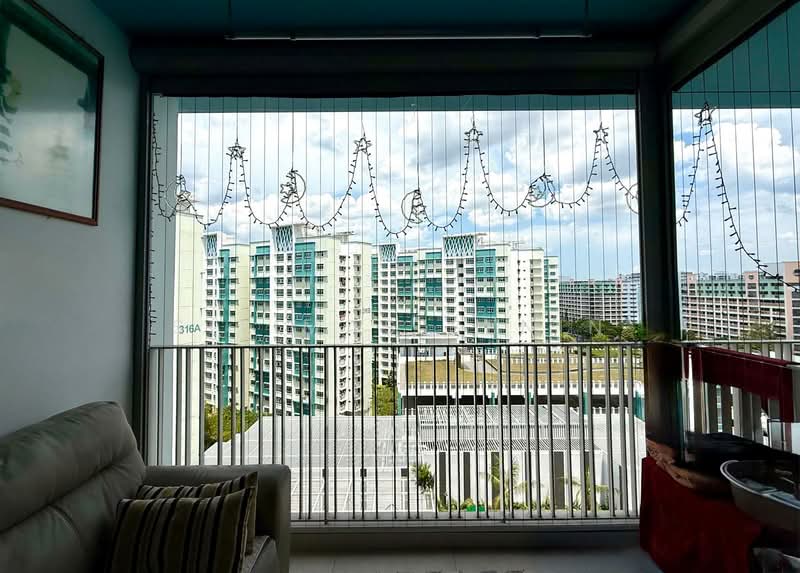 Nine Residences, Yishun Avenue 9, 1 Bedroom, 570 sqft, Apartment For Rent, by Sitimas Senin, 500228079 - Balcony - PropertyGuru.com.sg