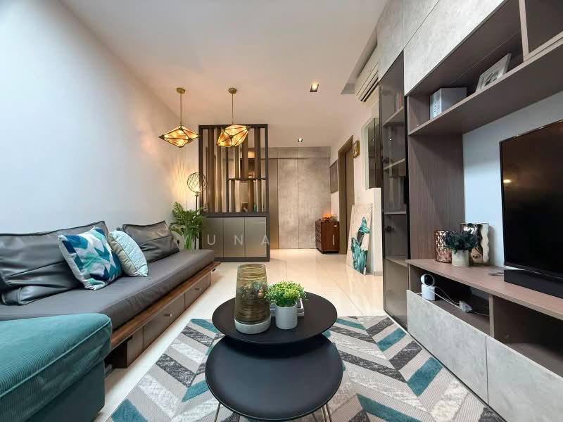 The Terrace, 88 Edgedale Plains, 3 Bedrooms, 1,076 sqft, Executive Condominium For Sale, by Yuna Lim, 500228082 - Living Room - PropertyGuru.com.sg