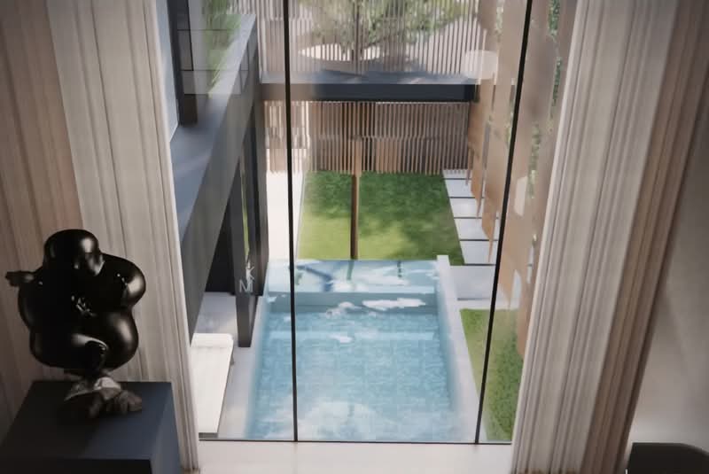 LANDED7772@Brand New Semi D With Basement, Attic, Pool, Lift, Steven Road, Robin Close, Orchard, 6 Bedrooms, 8,500 sqft, Semi-Detached House For Sale, by K L Goh, 500228095 - Pool - PropertyGuru.com.sg