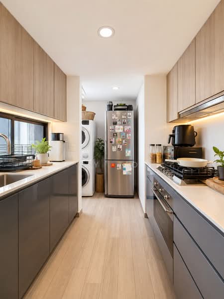 Botanique at Bartley, 223 Upper Paya Lebar Road, Hougang / Punggol / Sengkang, 3 Bedrooms, 958 sqft, Condominium For Sale, by Joy Toh, 500228271 - Kitchen - PropertyGuru.com.sg