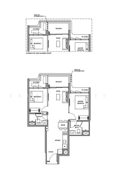 Vela Bay, 3 Bayshore Walk, 2 Bedrooms, 592 sqft, Condominium For Sale, by Karen Ashley Tan 陈淑芬, 500228296 - PropertyGuru.com.sg