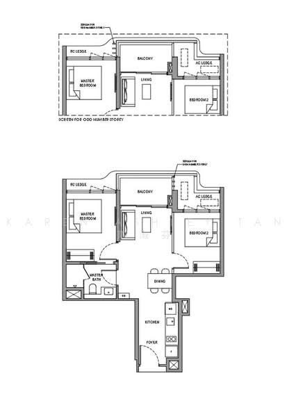 Vela Bay, 3 Bayshore Walk, 2 Bedrooms, 592 sqft, Condominium For Sale, by Karen Ashley Tan 陈淑芬, 500228296 - PropertyGuru.com.sg