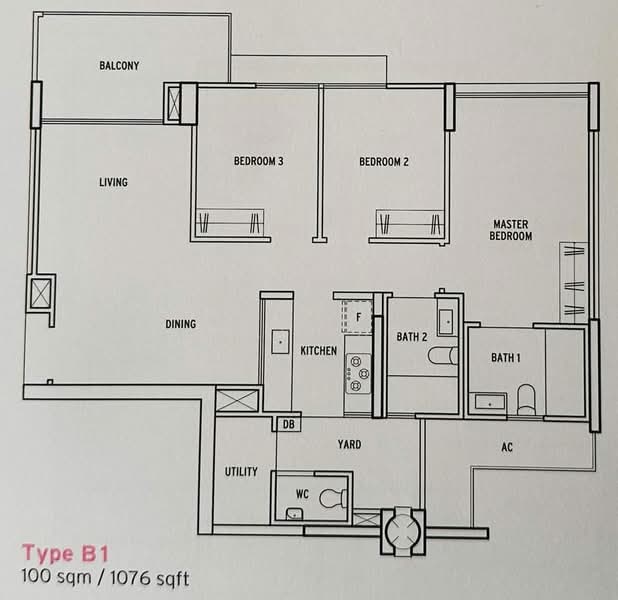 Treasure Crest, 60 Anchorvale Crescent, 3 Bedrooms, 1,076 sqft, Executive Condominium For Rent, by Sally Ho, 500228334 - PropertyGuru.com.sg