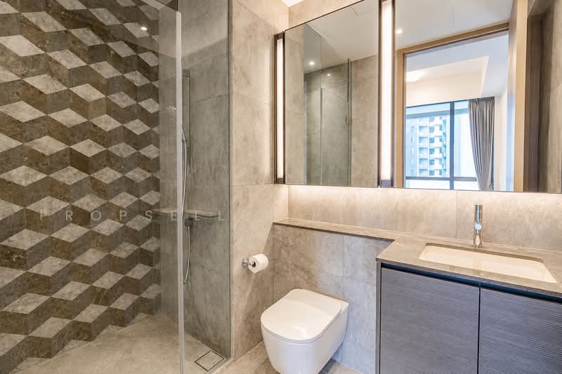 Leedon Green, 32 Leedon Heights, 1 Bedroom, 474 sqft, Condominium For Sale, by Don Png, 500228351 - Bathroom - PropertyGuru.com.sg
