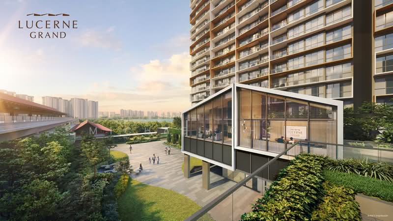 Lucerne Grand, Lakeside Drive, 2 Bedrooms, 650 sqft, Condominium For Sale, by Michael Chen, 500228359 - Exterior - PropertyGuru.com.sg