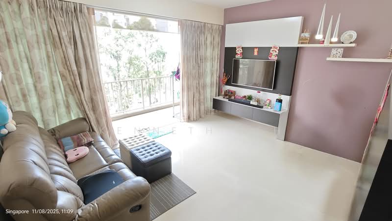 Watercolours, 25 Pasir Ris Link, 2 Bedrooms, 743 sqft, Executive Condominium For Sale, by Kenneth Peh, 500228374 - Living Room - PropertyGuru.com.sg
