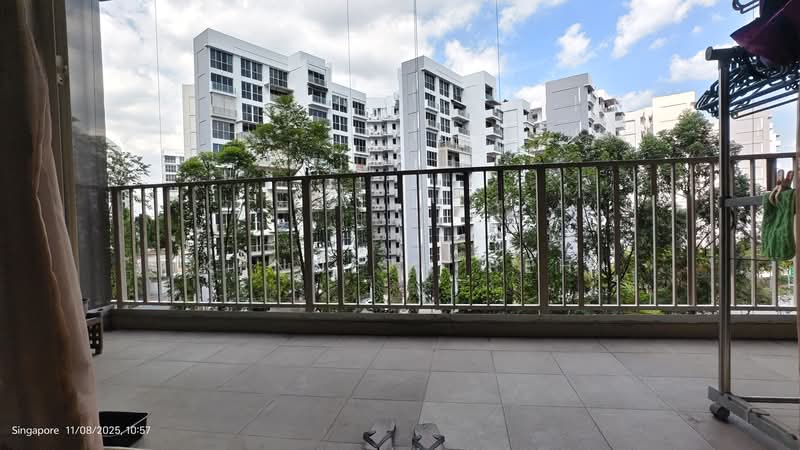 Watercolours, 25 Pasir Ris Link, 2 Bedrooms, 743 sqft, Executive Condominium For Sale, by Kenneth Peh, 500228374 - Balcony - PropertyGuru.com.sg