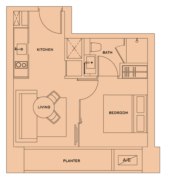 Skysuites @ Anson, 8 Enggor Street, 1 Bedroom, 398 sqft, Condominium For Sale, by Lionel Mai, 500228396 - PropertyGuru.com.sg