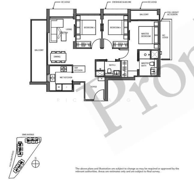 Park Place Residences, 2 Paya Lebar Road, 3 Bedrooms, 1,076 sqft, Condominium For Sale, by Rica Yang, 500228410 - PropertyGuru.com.sg