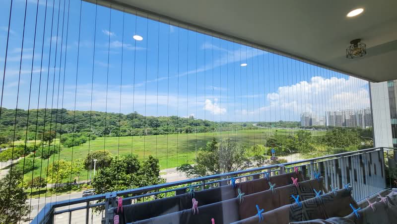 FLO Residence, 11 Punggol Field Walk, 3 Bedrooms, 1,012 sqft, Condominium For Sale, by Wayne Teau 张健全, 500228421 - Balcony - PropertyGuru.com.sg