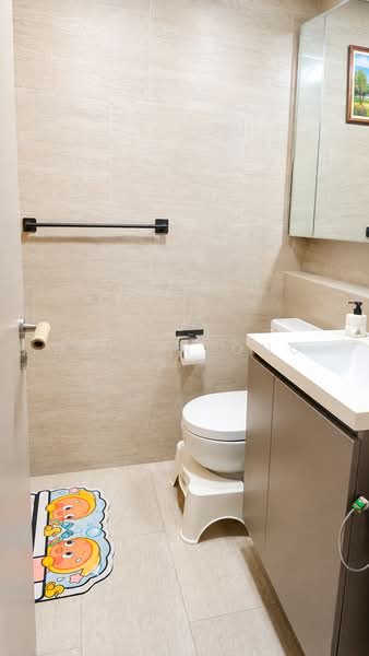 Waterwoods, 23 Punggol Field Walk, 3 Bedrooms, 1,033 sqft, Executive Condominium For Sale, by Delvin Ong, 500228432 - Bathroom - PropertyGuru.com.sg