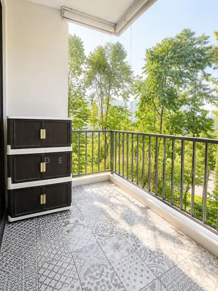 Waterwoods, 23 Punggol Field Walk, 3 Bedrooms, 1,033 sqft, Executive Condominium For Sale, by Delvin Ong, 500228432 - Balcony - PropertyGuru.com.sg